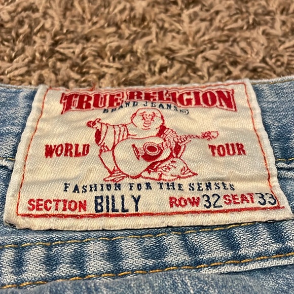 True Religion Men’s BILLY Jeans 32x27 - Picture 4 of 8
